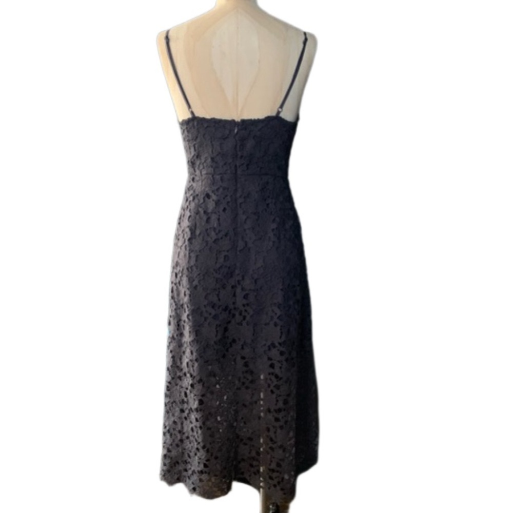 ASTR The Label Navy India Ink Womens Size Medium Sleeveless Lace Dress - Picture 3 of 9